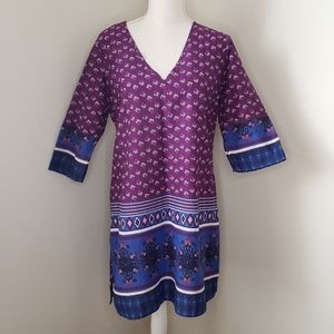 Patterned Tunic Dress